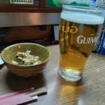 味の蔵どんつく - ノンアルコールビールとお通し