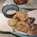 肴屋 魚まる - 蛤の天婦羅