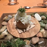 モノリス - 釜揚げ白子と大葉のキッシュ