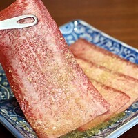 焼肉 龍華園 - ネギ塩タン