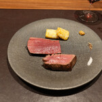 イル アオヤマ - 本州鹿ロースと熊本のうう馬肉