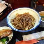 烈志笑魚油 麺香房 三く - 全粒粉つけめん＋角煮ごはん