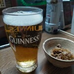 味の蔵どんつく - ノンアルコールビールとお通し