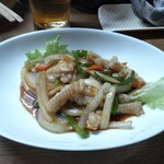 味の蔵どんつく - 牛もつ炒め