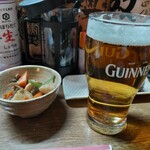 味の蔵どんつく - ノンアルコールビールとお通し