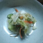 味の蔵どんつく - きゅうりとキャベツの浅漬