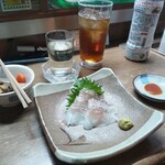 味の蔵どんつく - 鯛刺し