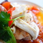 風の谷 - 野菜、きのこもこのソースだと更に美味しくいただけます。