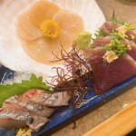 清寿司 - お刺身3点盛り