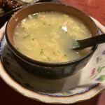 焼き鳥 庭鳥 - 玉子スープ