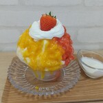 天然氷のかき氷 ひめじ官兵衛堂 - 