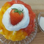 天然氷のかき氷 ひめじ官兵衛堂 - 