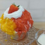 天然氷のかき氷 ひめじ官兵衛堂 - 