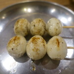 串カツの中村屋 - うずら串焼き