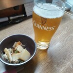 味の蔵どんつく - ノンアルコールビールとお通し