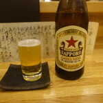 千代娘 - ビール中瓶 赤星  