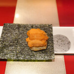 野嵯和 - 剣先イカうに海苔巻き