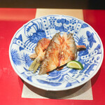 野嵯和 - 鮎一夜干し揚げ