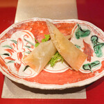 野嵯和 - しらすレンコン春巻き