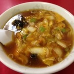 中華定食 あらた - からみそば（普通）！辛さをお好みにしてもらえるようです〜