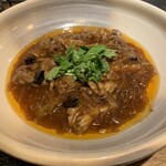 極彩 椿 - 豚肉と春雨のピリ辛麻婆