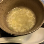 極彩 椿 - ホワイトコーンのスープ