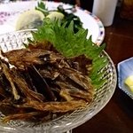 酒肴商店 アジト - ホタルイカの熱風干し
                                ('2014.3月)
