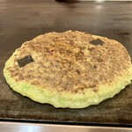 ぼてふく - えびぼて玉子入りの大盛　調理過程