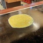 ぼてふく - お好み焼きに乗る玉子