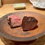 やまぐち - 牛フィレ肉の炭焼き　