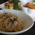 アンテージュ・ガーデン カフェ - 玄米ご飯