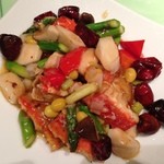 中国料理 四川飯店 - タラバ蟹の四川唐辛子炒め