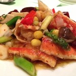 中国料理 四川飯店 - タラバ蟹の四川唐辛子炒め