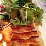 中国料理 四川飯店 - 黒豚のガーリックソース四川スタイル