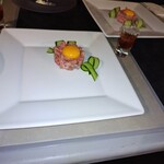 MEAT BOX - タルタル　卵の黄身でマスキングされたので、余り肉の旨味？クセはわからず