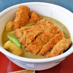 勝美屋 - カレーころきしめんｗｉｔｈトンカツ