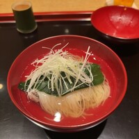 室町 和久傳 - ぐじと白髪そうめん