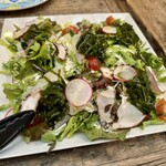 かねよ食堂・カフェ・アートスタジオ - 海の幸のサラダ(地ダコ、ホウボウ、カサゴetc) 1600円