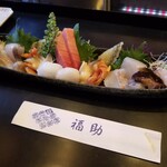 鮨処 銀座 福助 - おまかせ、お刺身盛り合わせ