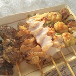 鶏むら - 料理写真:今回 買った焼き鳥7本で989円(税込)