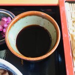 やぶ善 - 蕎麦汁(つゆ)で中華麺をいただくのが"中華ざる"。