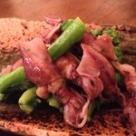 2014, Mar　ホタルイカと菜の花の芥子酢味噌和え330円