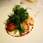 レフェルヴェソンス - 鱈の白子のフリットとジャガイモ