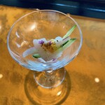 那古亭 - 一口の楽しみと名付けられた前菜です