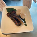 那古亭 - オマール海老とホタテの食材です