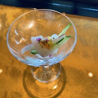 那古亭 - 一口の楽しみと名付けられた前菜です