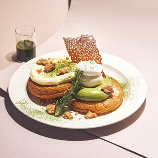 日本の産地直送食材を使用したパンケーキ