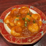 個室居酒屋 獏々堂 - ピリ辛エビチリ