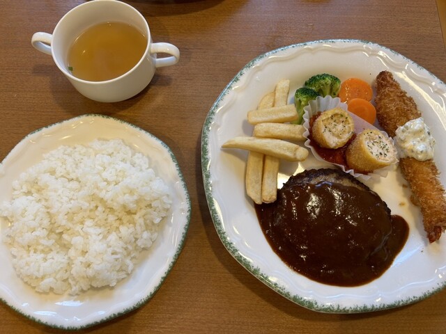 大人も喜ぶハンバーグ : ダイニング こまつ