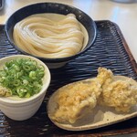 うどん 丸香 - かしわ天　400円
